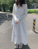 Rico Lace Cotton Long One Piece