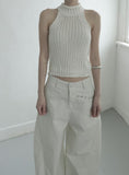 Troa Knit Halter Sleeveless