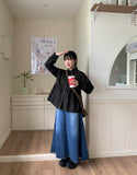 Nellicky Pintuck Round Collar Blouse