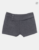 Liran Button Wool Short Pants