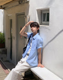 Himez Oxford Roll-up Short Sleeve Shirt