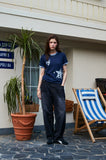 Heart Clef CROP Ringer Short Sleeve Tee