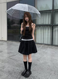 Rabu Midi Flare Banding Skirt