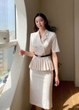 Rudina Gold Buckle Belt