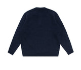 Dense Lambs Wool Henley Neck Knit