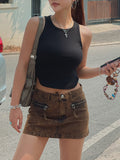 Pudded Cotton Bike Skirt