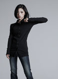 Long snap collar sleeve