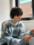 Arc Mohair Stripe Knit