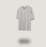 Pleated overfit short sleeve tee