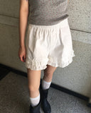 Haren Tiered Frill Banding Short Pants