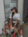 Toffee Wide Cargo Bermuda Pants