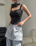 [U-BASIC] Tommy Basic Square Neck Sleeveless (+With Cup)