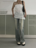 Incision Span Bootcut Denim