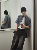 Mount multi cargo denim pants