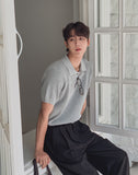 Cornell Waffle Collar Short Sleeve Knit