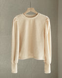 Chandley Velvet Ribbed Puff T-shirt