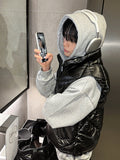 Crack Printing Over Hoodie