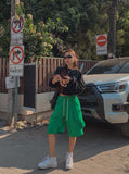 Pintuck Cargo Bermuda Training Pant