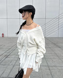 Light Unbalance Tiered Mini Skirt