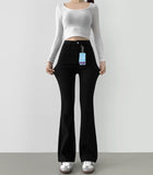 High Quality Banding Span Bootcut Cotton Pants