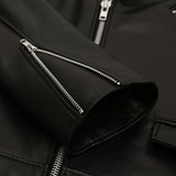 Lambskin Snap Rider Jacket