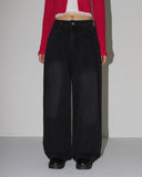 Tcoin Pintuck Wide Cotton Pants