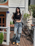 Philly cutting wide crop sleeveless