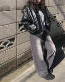 [Muffler set] Billy Boat Neck Off Loose Knit