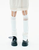 Button Slit Leg Warmer