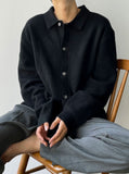 Mons collar knit cardigan