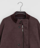 Silmki Button High Neck Over Jumper