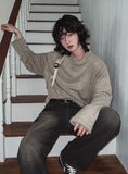 Rhodia Damage Sand Denim Pants