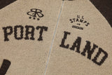 [2-WAY] Portland Raglan Knit Zip-up