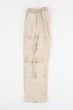 Bondage strap cargo banding pants