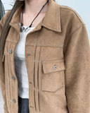 Kien Suede Trucker Jacket