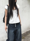 Terran Zipper Two Way Leather Big Shoulder Bag