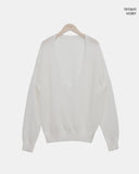 Karom Deep V-Neck Long Sleeve Knit