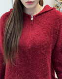Terry Half Zip Hoodie