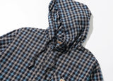 Bay Overfit Check Hood Shirt