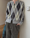 Cood Argyle Mohair Cardigan