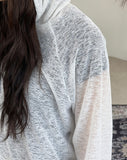 Ethel See-Through Knit Hoodie