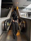 Camo Long Slim Flare Pants