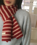 Cokin Vintage Stripe Knit Muffler