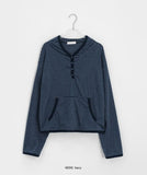 Kudelin Button Stripe Hoodie