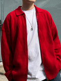 Diamond Fisherman Knit Zip-up