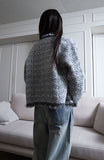 wool bokashi tweed jk