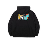 OUT FONT LOGO HOODIE