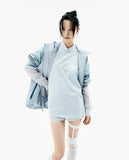 Paneled Crop Shell Jacket