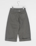 Giovanni Roll-up Cotton Bermuda Pants