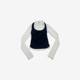 Ondina Halter Two-Tone T-Shirt